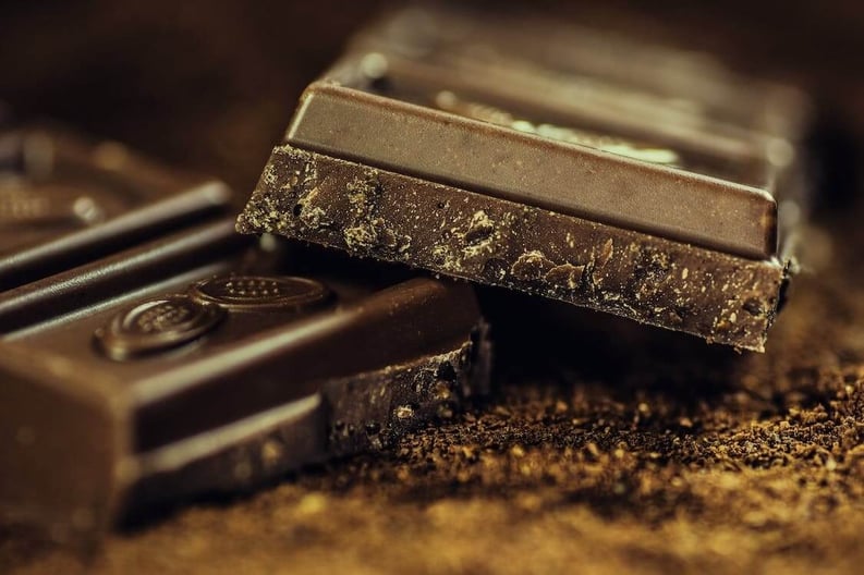Coffee dark candy chocolate